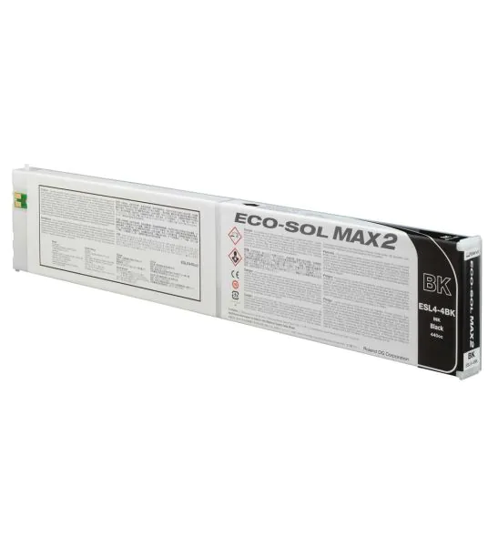 Cartucho de tinta Original Roland Ecosolmax 2 negro de 440ml.