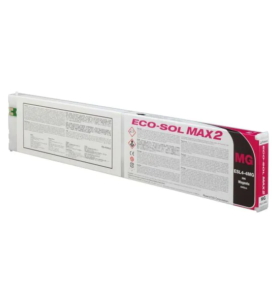 Cartucho de tinta Original Roland Ecosolmax 2 magenta de 440ml.