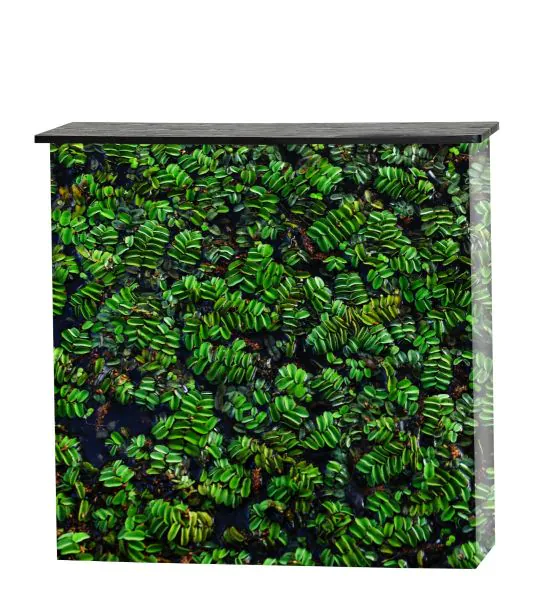 Mostrador counter textil plata