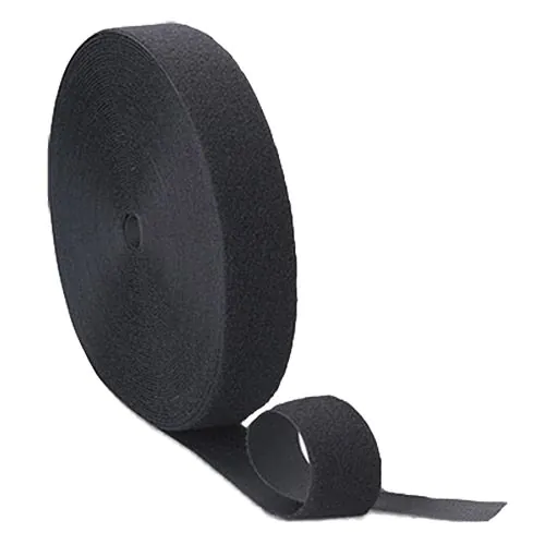 Rollo de bucle negro de 25m para coser