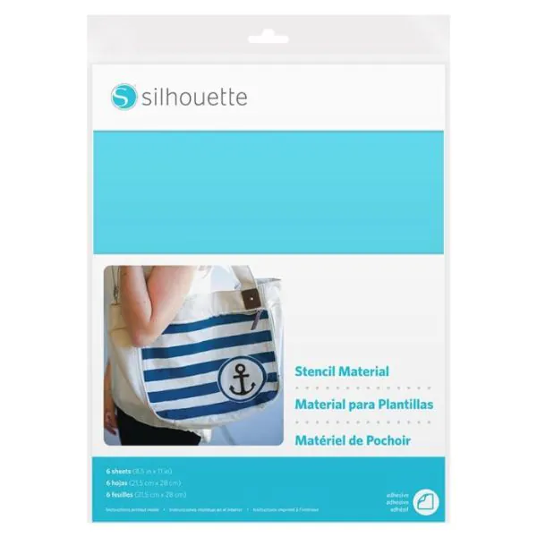 Plantillas personalizadas con adhesivo Silhouette