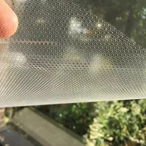 Microperforado transparente