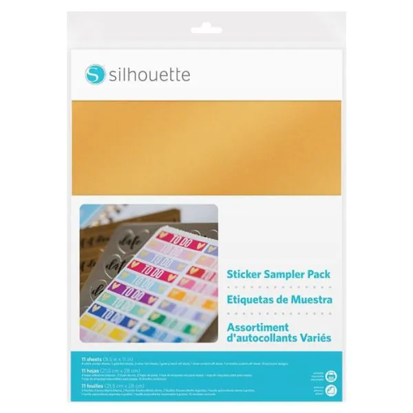 Sticker sampler pack (etiquetas de muestra) Silhouette