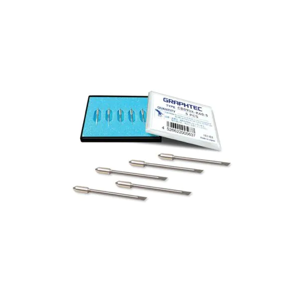 Cuchilla 60º de acero 0.9 mm Graphtec - caja de 5 uds.