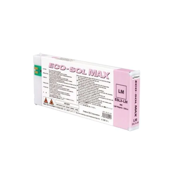 Cartucho de tinta Original Roland Ecosolmax magenta claro de 220ml.